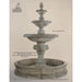 Giannini Garden Quattro Lion Head 3-Tier Outdoor Courtyard Fountain with Basin 1228