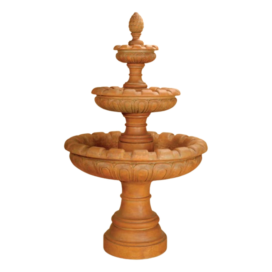 Giannini Garden Regale 3-Tier Cast Stone Outdoor Courtyard Fountain 1257 1257