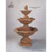 Giannini Garden Regina 3-Tier Cast Stone Outdoor Courtyard Fountain 1027 1027