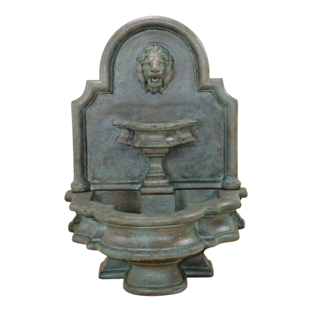 Giannini Garden Rialto Lion Outdoor Wall Fountain 1140 1140