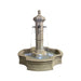 Giannini Garden Roubaix Cast Stone Outdoor Courtyard Fountain with Basin