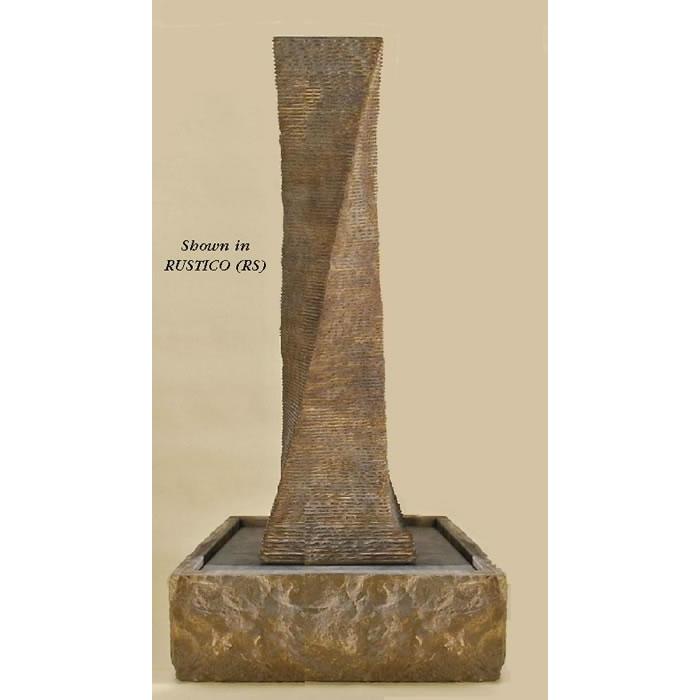 Giannini Garden Rustic Twist Outdoor Fountain 1417 1417