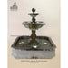 Giannini Garden Solara Cast Stone Quadra Outdoor Courtyard Fountain with Basin 1667 1667