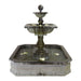 Giannini Garden Solara Cast Stone Quadra Outdoor Courtyard Fountain with Basin 1667 1667