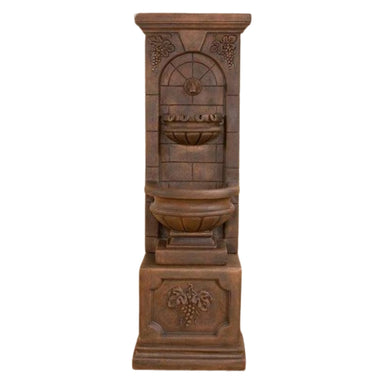 Giannini Garden St. Helena Cast Stone Outdoor Wall Fountain