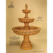 Giannini Garden Talenti 3-Tier Cast Stone Outdoor Courtyard Fountain 1247 1247