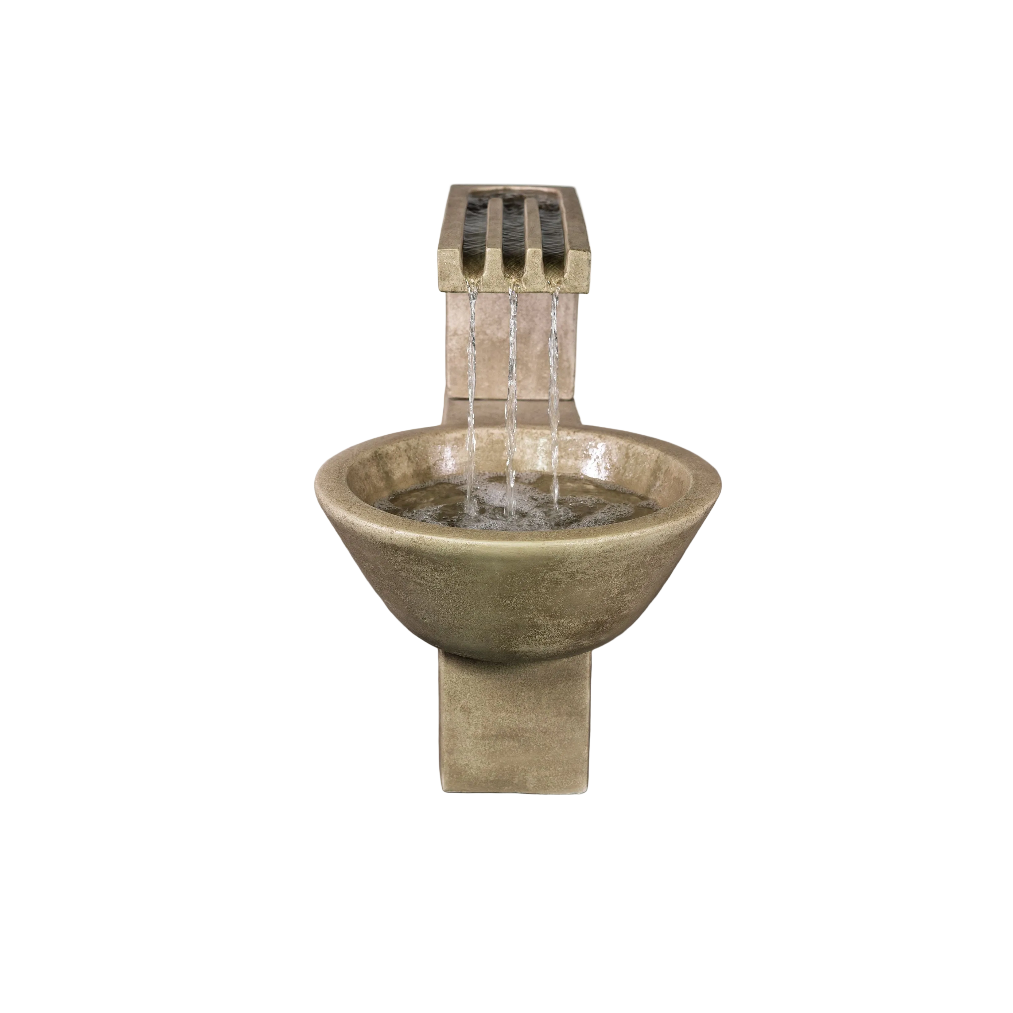 Giannini Garden Trellis Outdoor Cast Stone Garden Fountain 1830