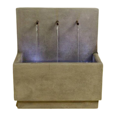 Giannini Garden Tribus Cast Stone Outdoor Wall Fountain 1710 GG-1710