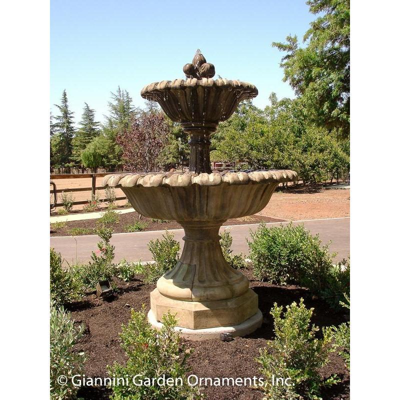 Giannini Garden Tuscania Cast Stone Outdoor Courtyard Fountain 1049 1049