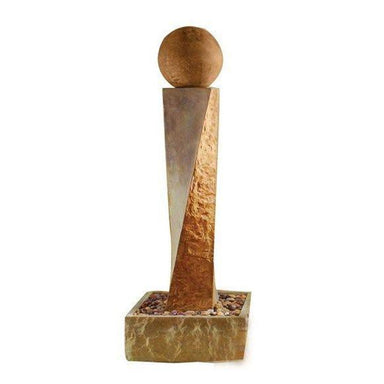 Giannini Garden Twist Rock Outdoor Fountain 1419