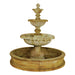 Giannini Garden Vistamar 3-Tier Cast Stone Outdoor Courtyard Fountain with Basin 1282