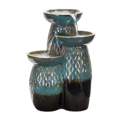 Melrose International 23”H Ceramic Fountain 85006DS