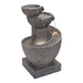 Melrose International Stone Cascading Bowl 26”H Fountain 88136DS
