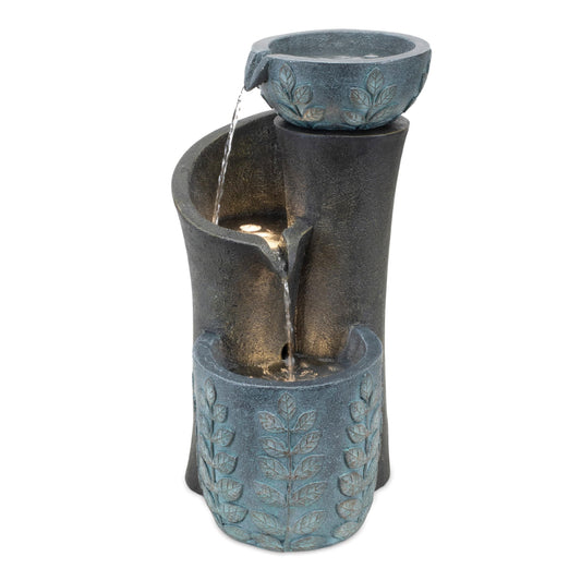 Melrose Intl Fountains Melrose Intl. Resin Fountain w/ UL Pump (12"L x 19.5"H)
