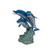 Metropolitan Galleries Bronze Colorful Dolphin Trio Fountain Sculpture SRB45867C