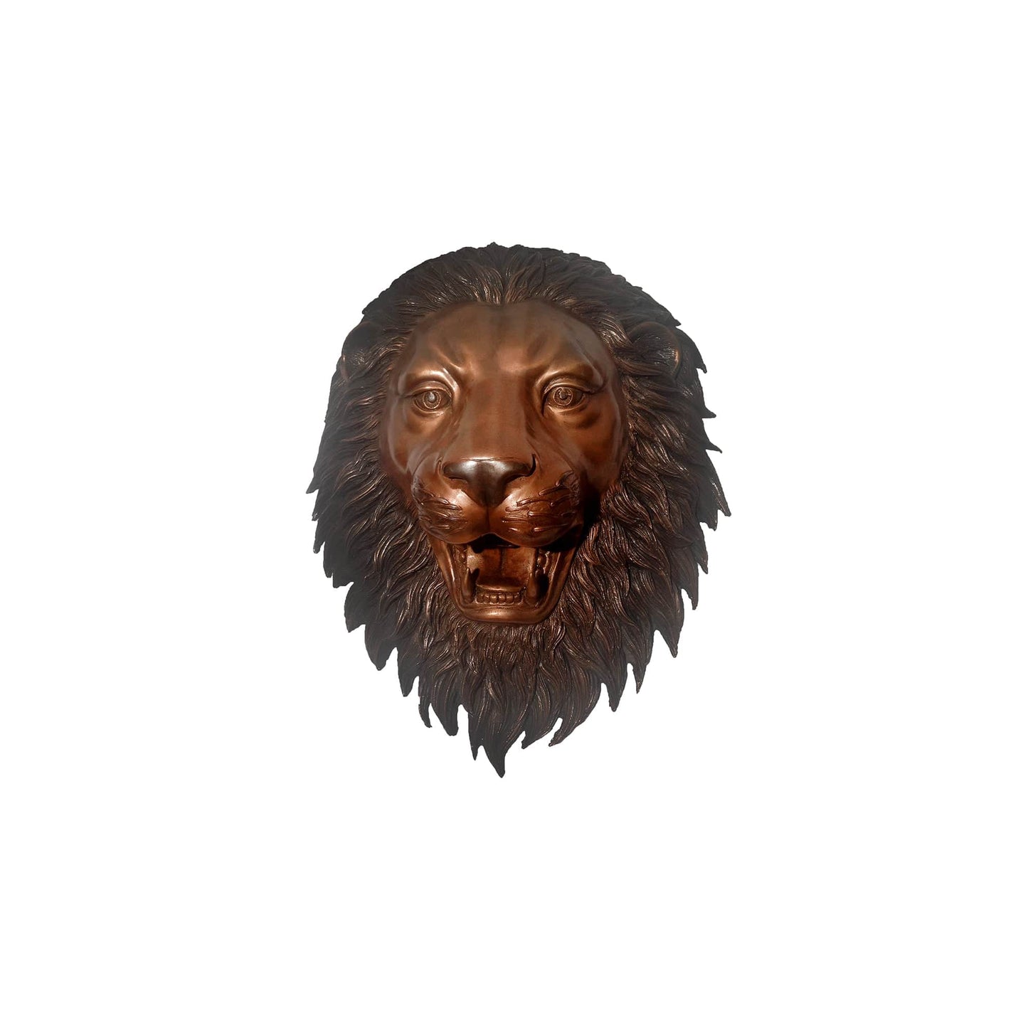 Metropolitan Galleries Bronze Lion Face Wall Fountain Sculpture SRB47243-B
