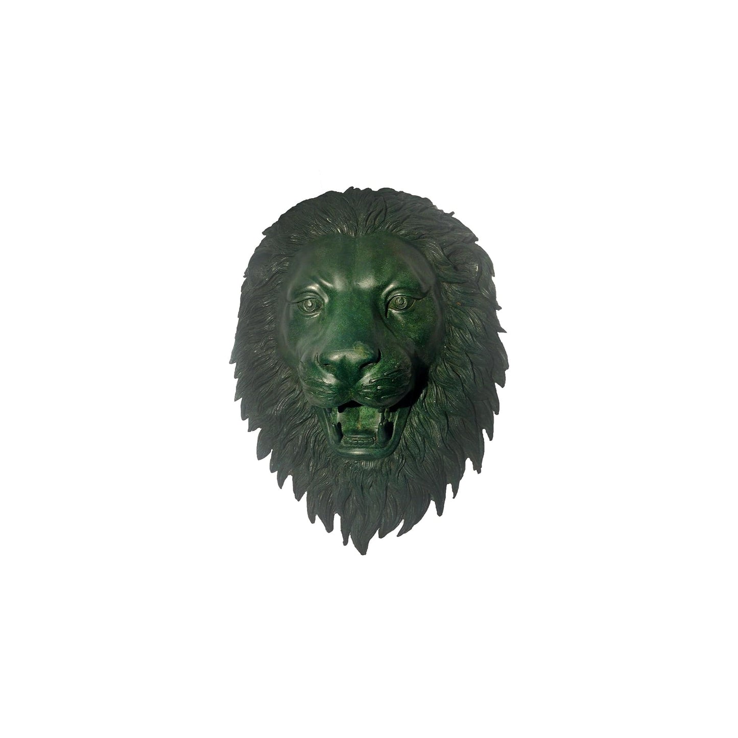 Metropolitan Galleries Bronze Lion Face Wall Fountain Sculpture SRB47243-G