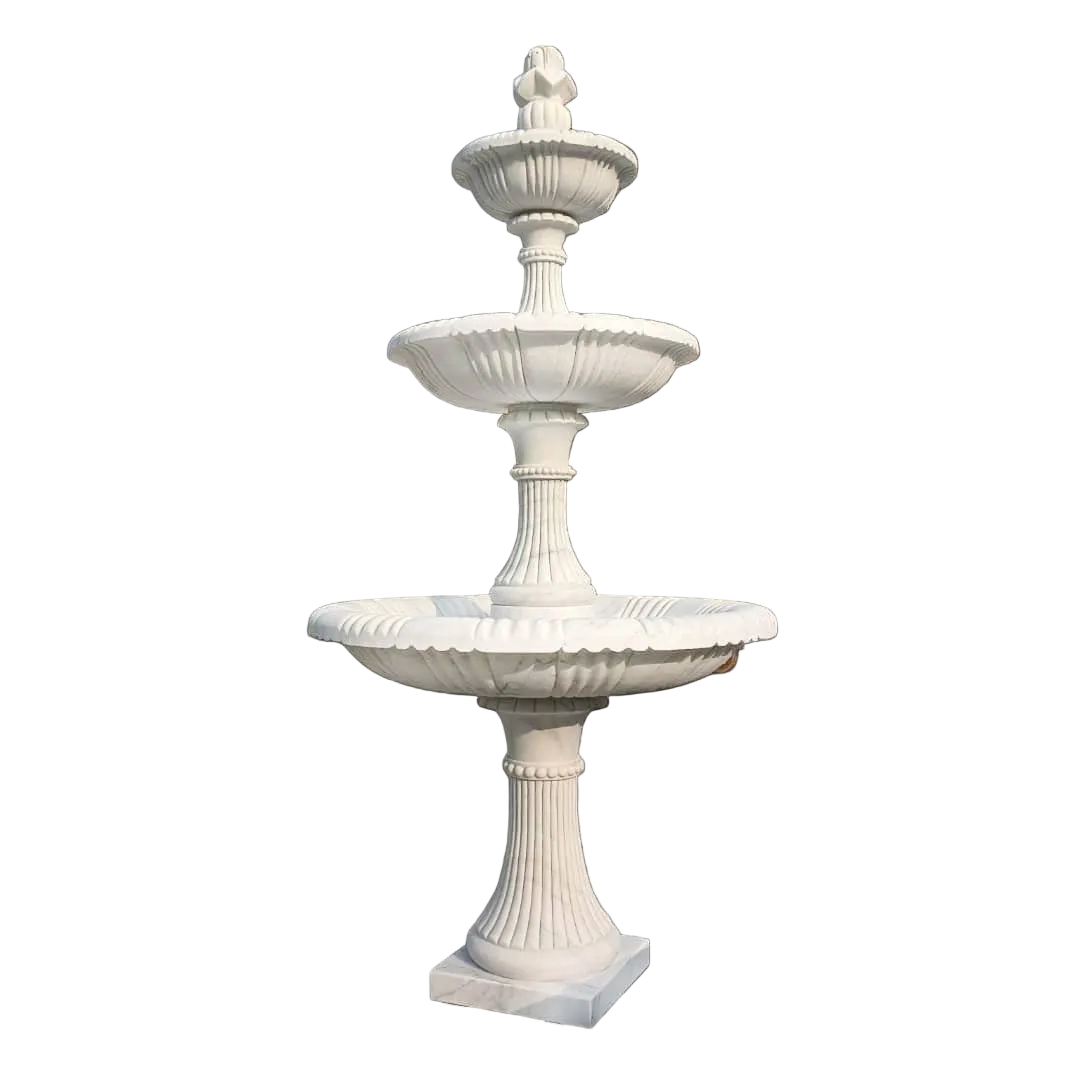 Metropolitan Galleries Marble Aurora Three Tier Fountain