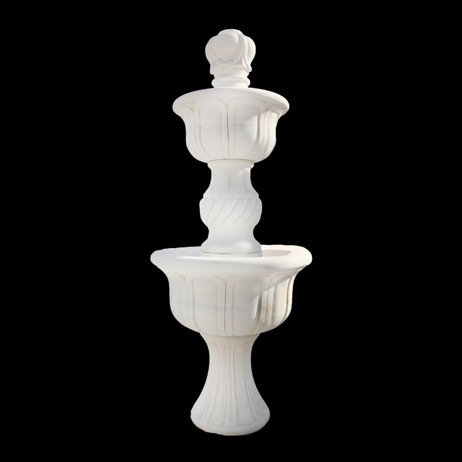 Metropolitan Galleries Marble Venetian Chalice Two Tier Fountain JBF1500