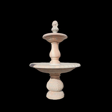 Metropolitan Galleries Rose Marble Florence Two Tier Fountain JBF1700