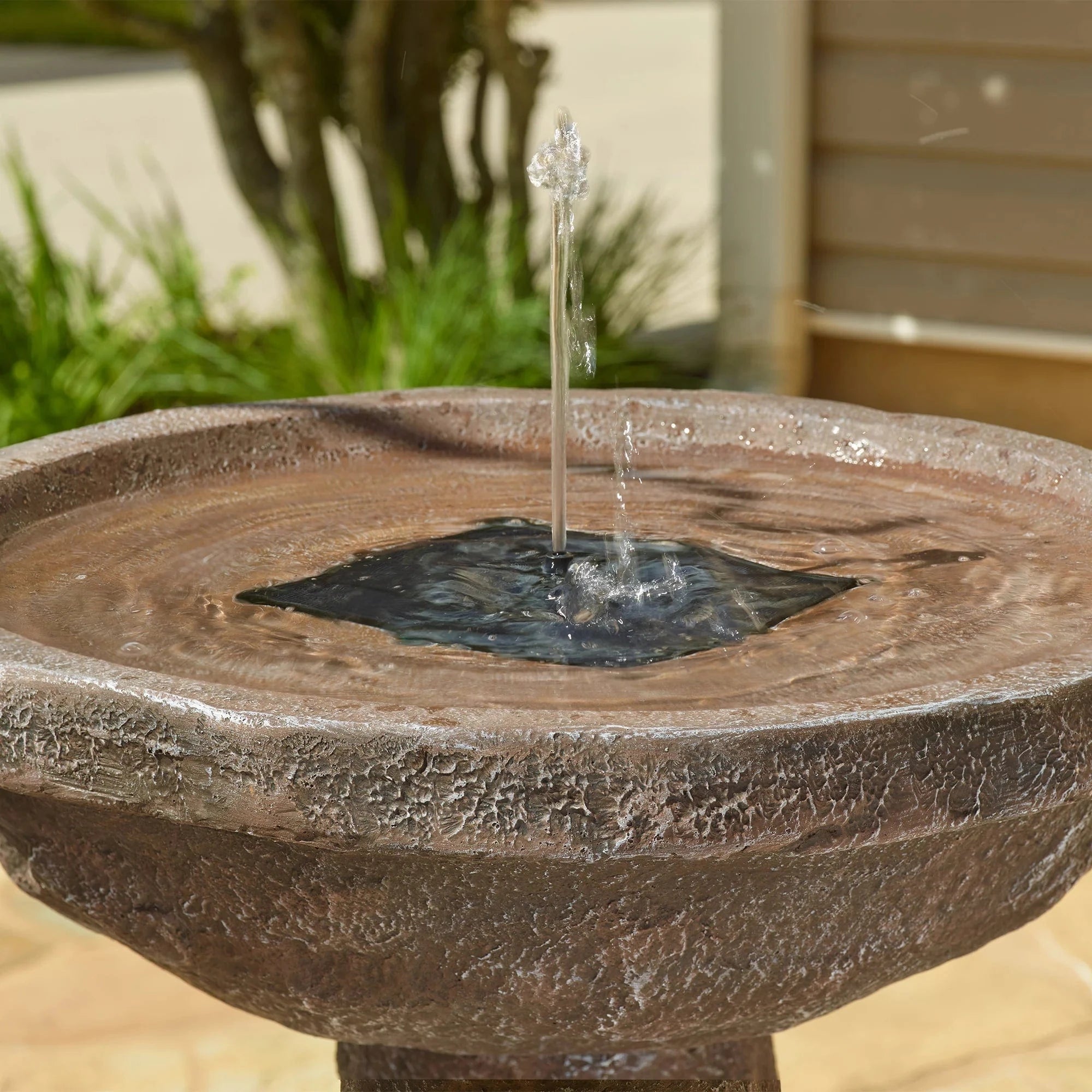 Smart Solar Bedrock IntelliSOLAR Birdbath with Remote 20388024 20388024