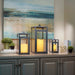 Smart Solar Brayson Candle Lanterns (Set of 3) Gray D-M922L-SML-GRY