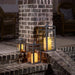 Smart Solar Brayson Candle Lanterns (Set of 3) Gray D-M922L-SML-GRY 20UNPKD-T