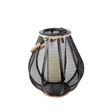 Smart Solar Dahl Candle Lantern with Dancing LED Flame 83012-LF 20UNPKD-T