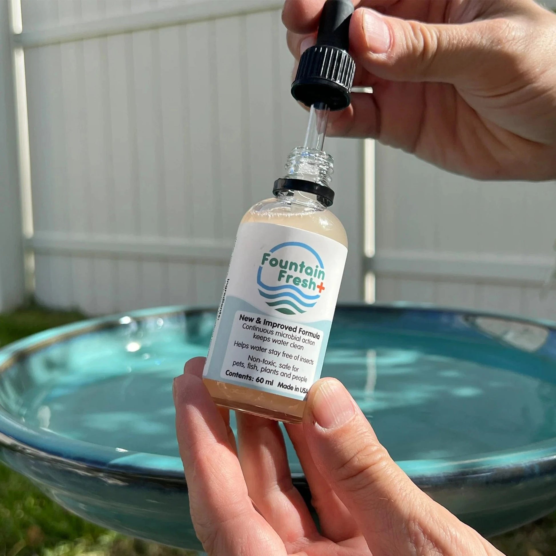 Smart Solar Outdoor Fountains Fountain Fresh Plus / 60ml Bottle Fountain Fresh Plus 80912024