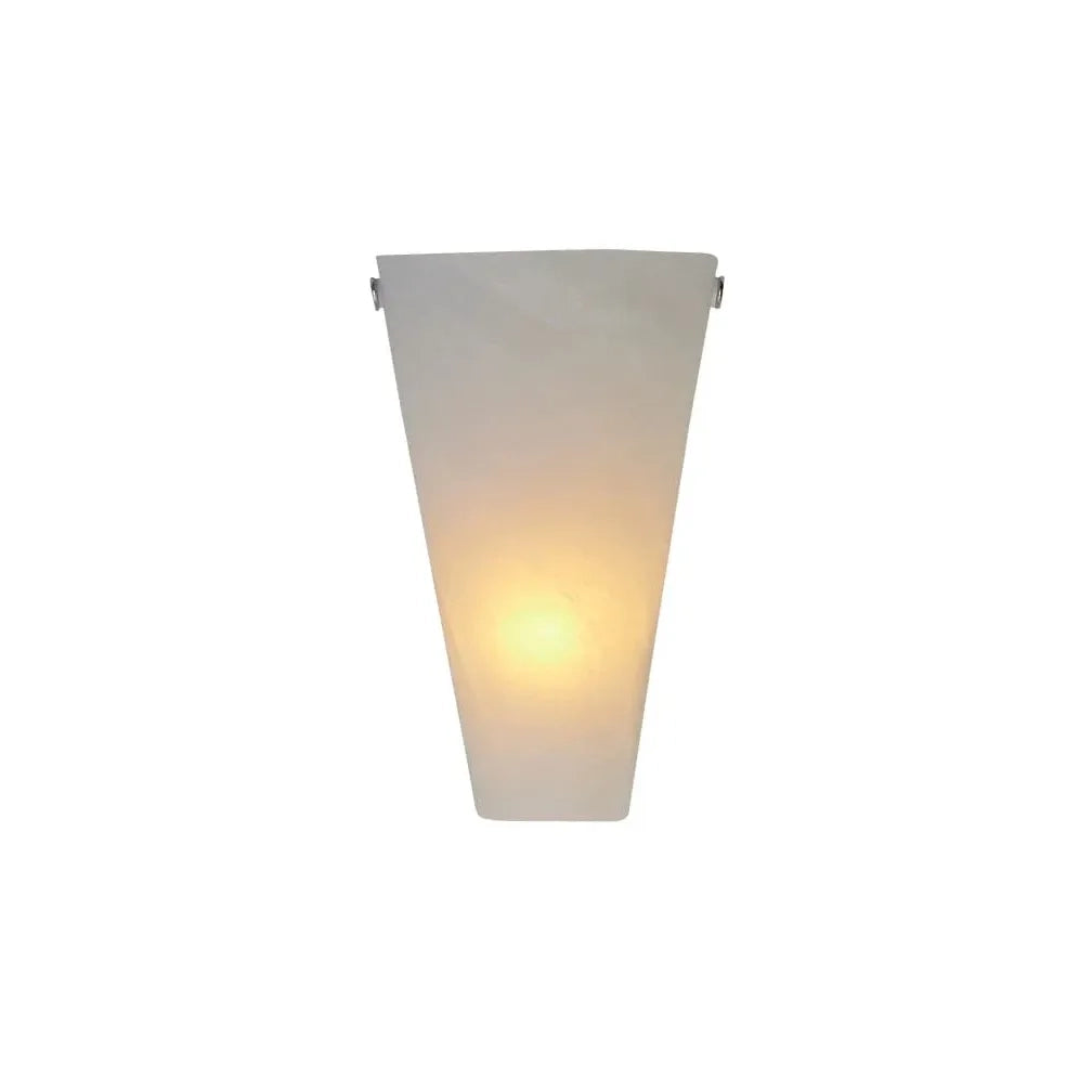 Smart Solar Frosted Marble Glass Conical Sconce IEL-4400 20UNPKD-T