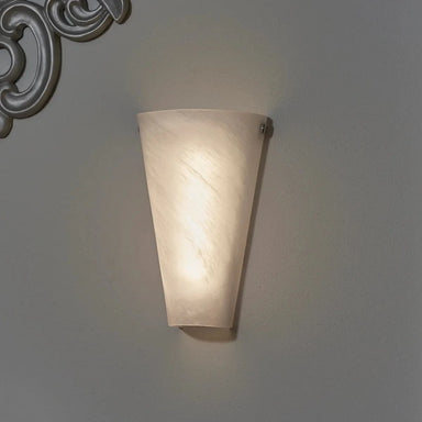 Smart Solar Frosted Marble Glass Conical Sconce IEL-4400 20UNPKD-T
