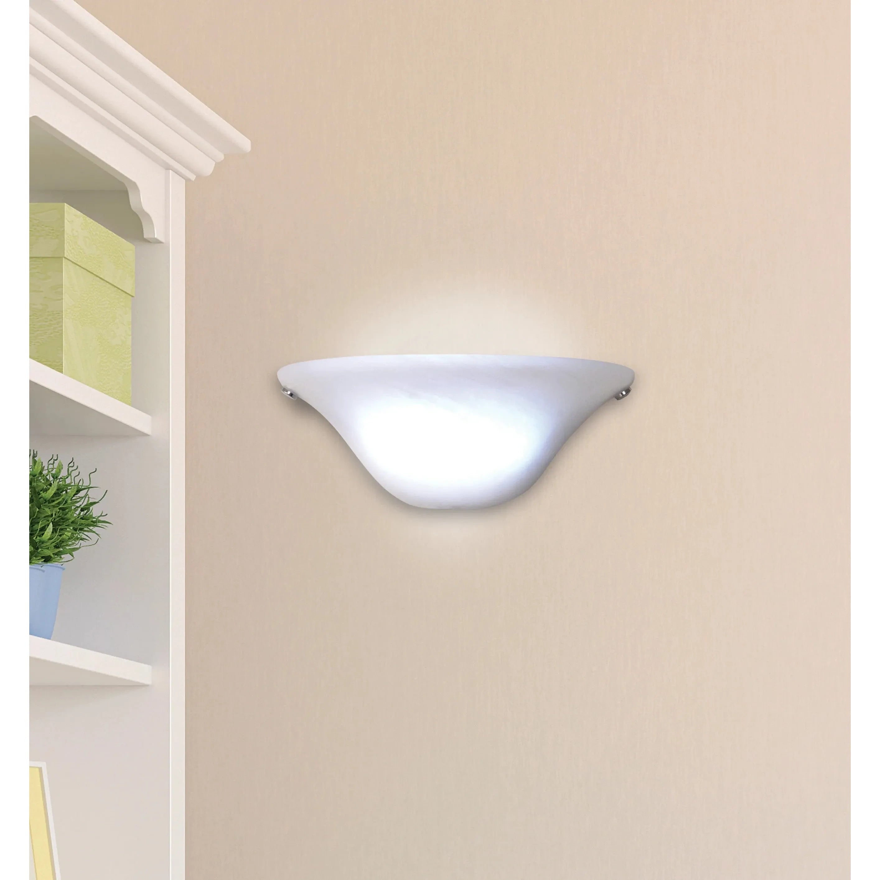 Smart Solar Frosted Marble Glass Half Moon IEL-4300 20UNPKD-T