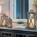 Smart Solar Miles Candle Lanterns (Set of 3) Gray D-M924L-SML-GRY