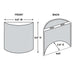 Smart Solar Olita Barrel Sconce IEL-2900 20UNPKD-T