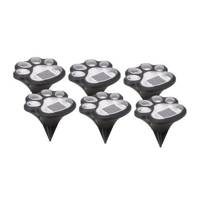 Smart Solar Paw Print Solar Accent Lights - Set of 6 3341WMM6