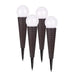 Smart Solar Pella Wicker Solar Pathway Lights - Set of 4 3414WMM4