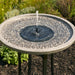 Smart Solar Perello IntelliSOLAR Birdbath with Remote - Distressed Gray 25401024 23481M01
