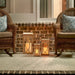 Smart Solar Rogan Candle Lanterns (Set of 3) Rose Gold D-M921L-SML-RG