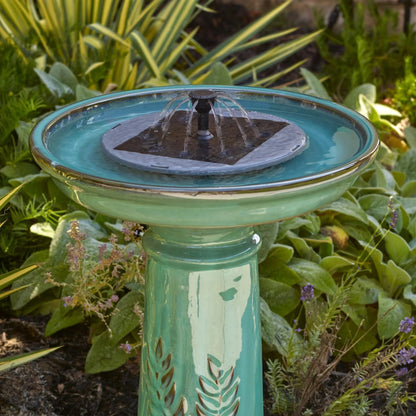 Smart Solar Outdoor Fountains Aquanura 9" IntelliSOLAR Insert for Traditional Birdbaths Ponds Pools 21310024 / 9" Dia x 2" H Smart Solar Aquanura 9" IntelliSOLAR Insert for Traditional Birdbaths, Ponds, Pools 21310024