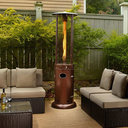 Smart Solar Floor Heater BromoHeat Standing Patio Floor Heater- Bronze BHR41000BZ / 80" Tall x 23" Diameter Smart Solar BromoHeat Standing Patio Floor Heater- Bronze BHR41000BZ