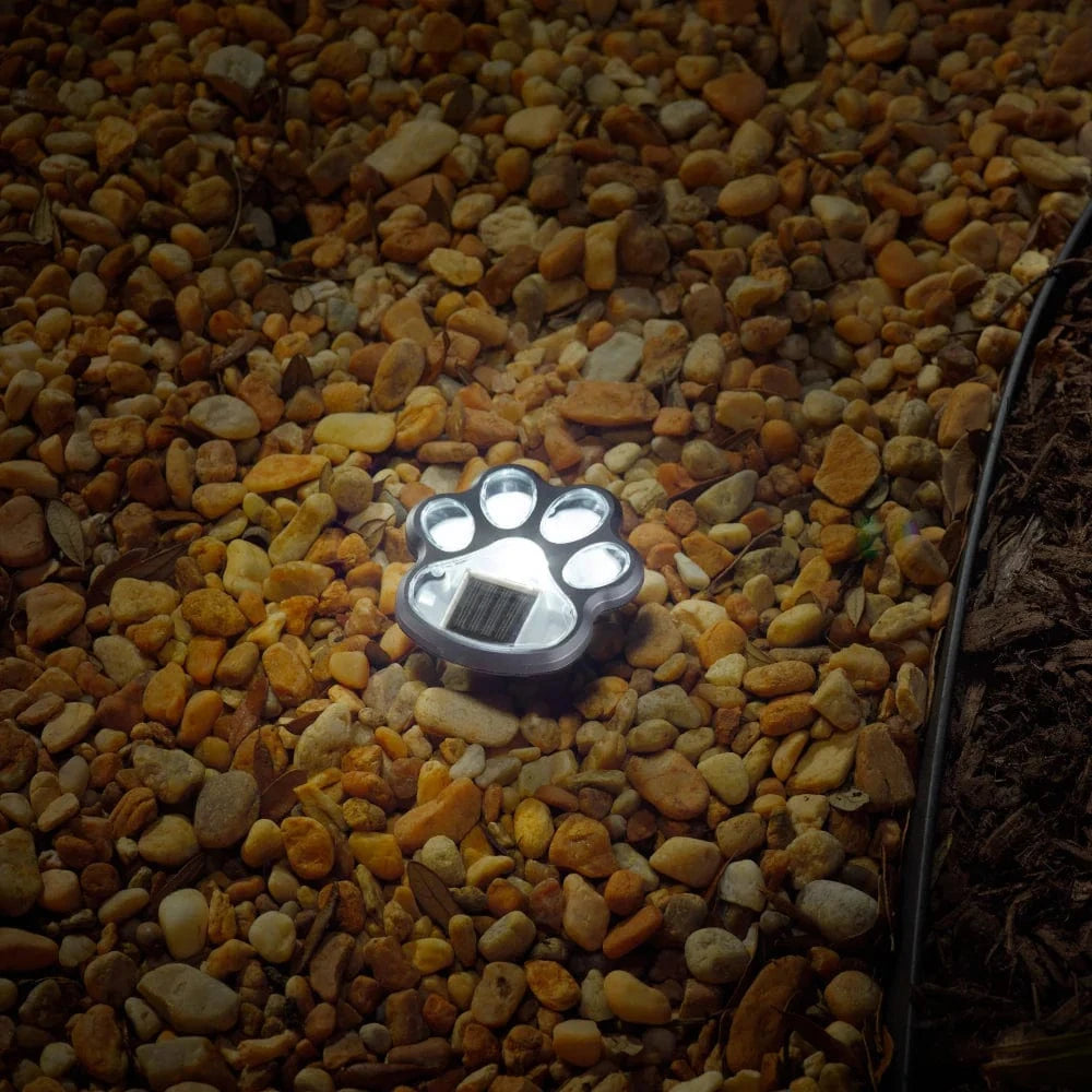 Smart Solar Floor Heater Paw Print Solar Accent Lights - Set of 6 3341WMM6 / 3.89" L x 3.89" W Smart Solar Paw Print Solar Accent Lights - Set of 6 3341WMM6