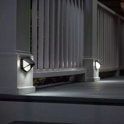 Smart Solar Floor Heater Prism Solar Motion Sensor Lights - Set of 2 344612012 / 3.94" Dia x 16.93" Smart Solar Prism Solar Motion Sensor Lights - Set of 2 344612012