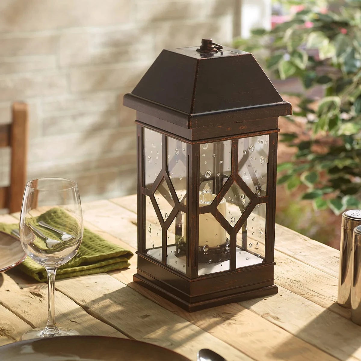 Smart Solar Floor Heater San Felipe II Solar Lantern (15"H) 3965KR1 / 6.60" L x 6.60" W x 15.00" H Smart Solar San Felipe II Solar Lantern (15"H) 3965KR1