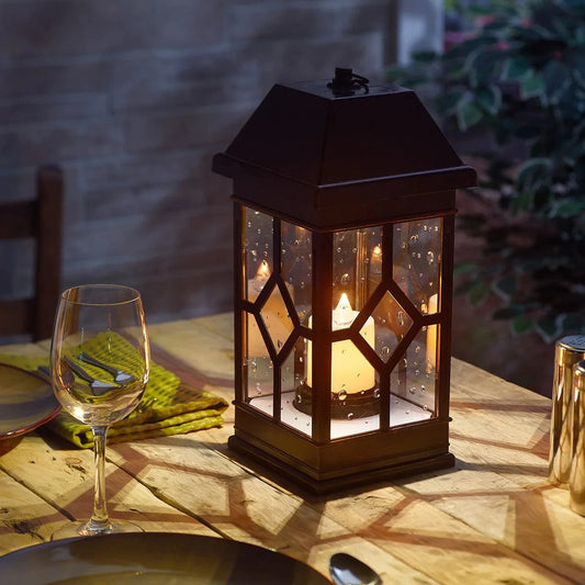 Smart Solar Floor Heater San Felipe II Solar Lantern (15"H) 3965KR1 / 6.60" L x 6.60" W x 15.00" H Smart Solar San Felipe II Solar Lantern (15"H) 3965KR1