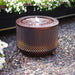 Sunnydaze 11.75" Repeating Diamond Cylinder Iron Outdoor Water Fountain QZC-366