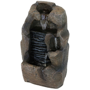 Sunnydaze 11" Stony Rock Waterfall Indoor Tabletop Fountain SSS-671