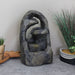 Sunnydaze 12" Cavernous Rock Tiers Indoor Tabletop Fountain SSS-664