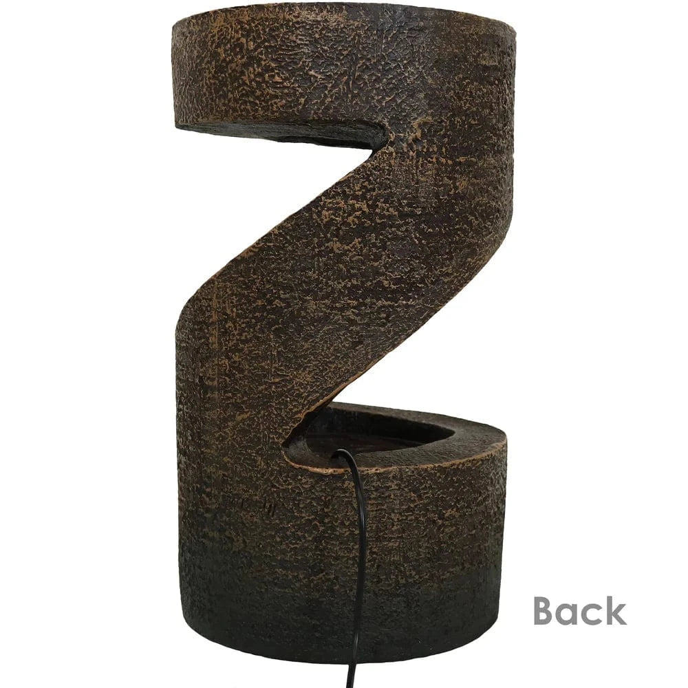 Sunnydaze 13" Winding Showers Indoor Waterfall Fountain with LED Light DW-662