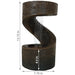 Sunnydaze 13" Winding Showers Indoor Waterfall Fountain with LED Light DW-662