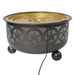 Sunnydaze 14.25" All Star Galvanized Iron Bowl Outdoor Water Fountain HDC-192